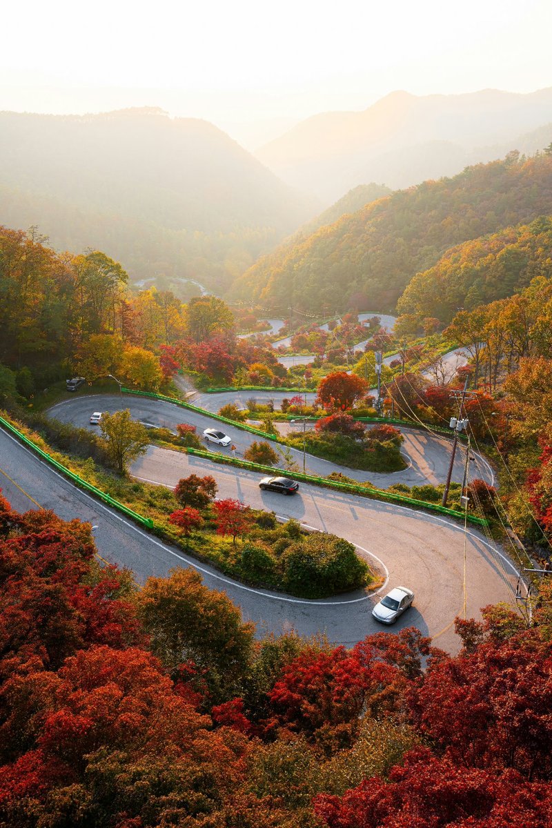 가을이 되면 말티재로 떠나보세요