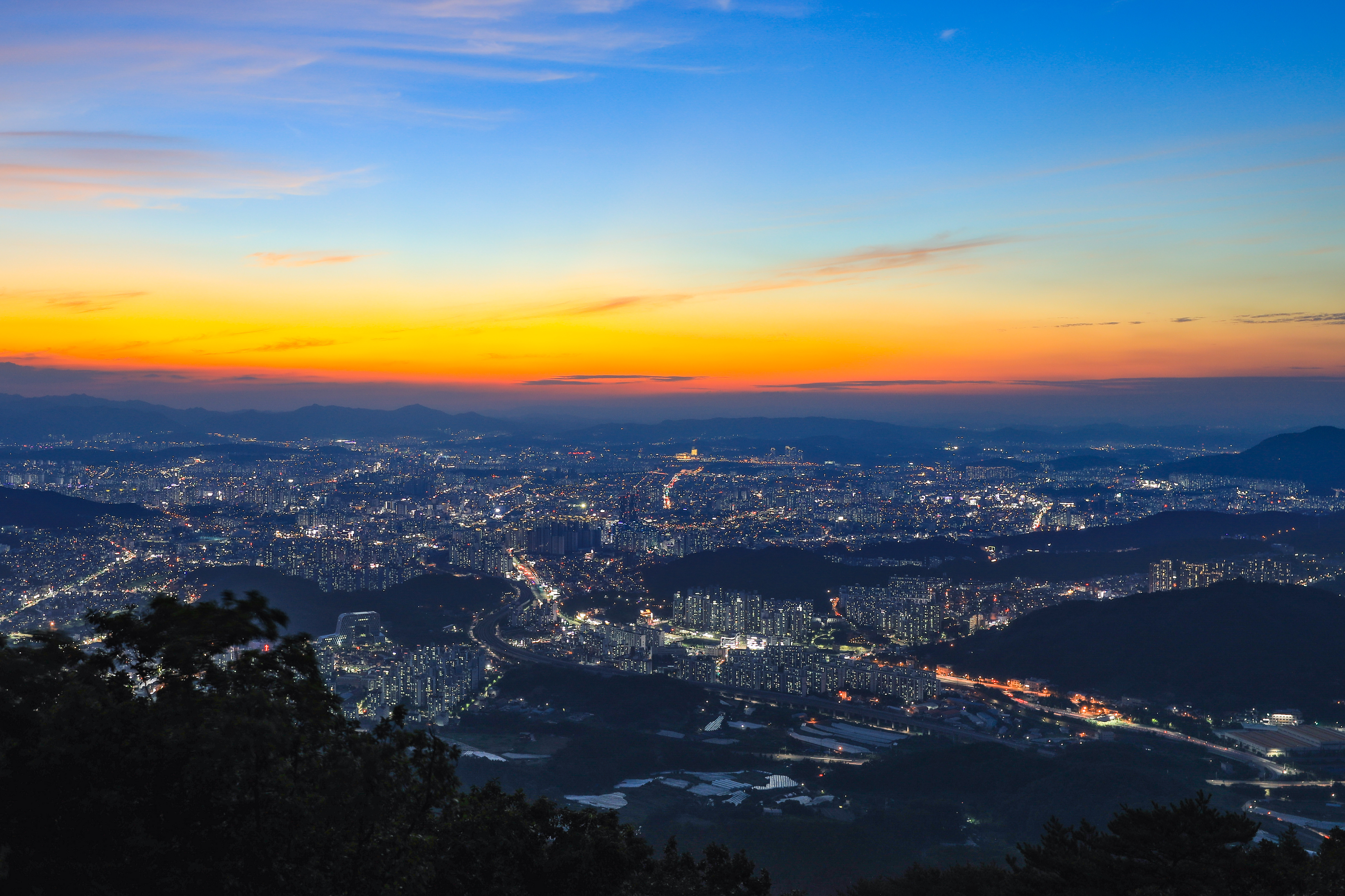 대전 야경 명소 식장산 전망대