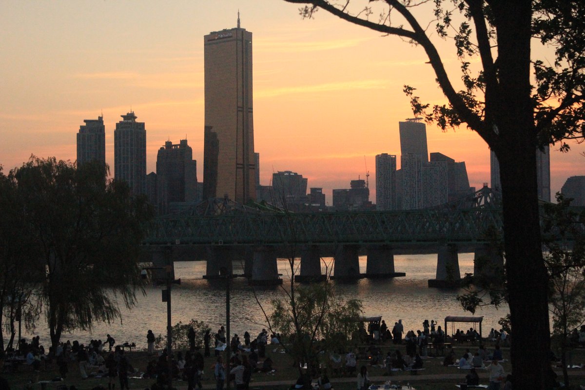 서울 최고의 노을 스팟 노들섬